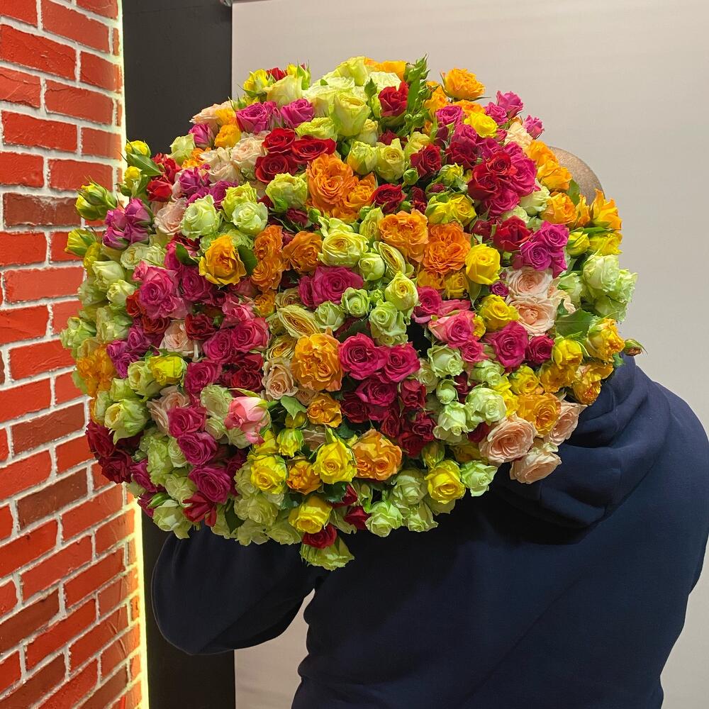 101 кустовая Роза mix