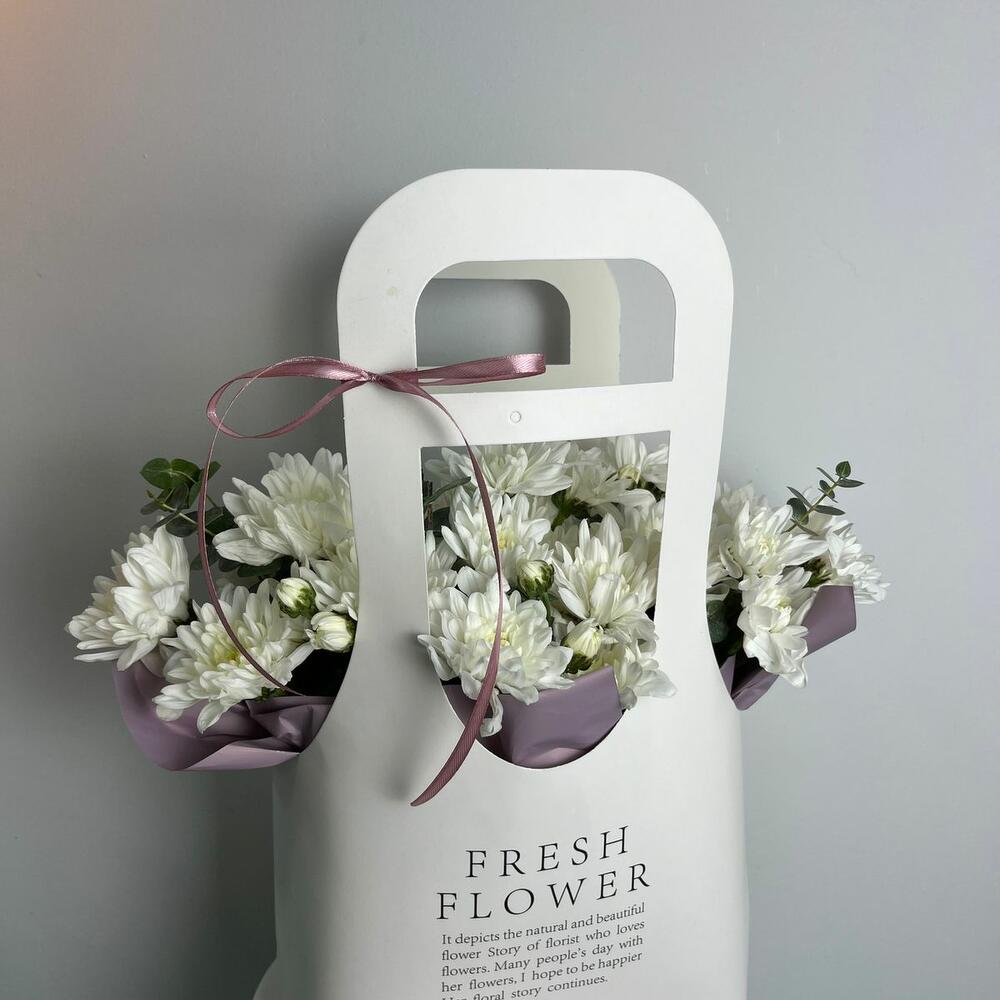 Хризантемы в сумке