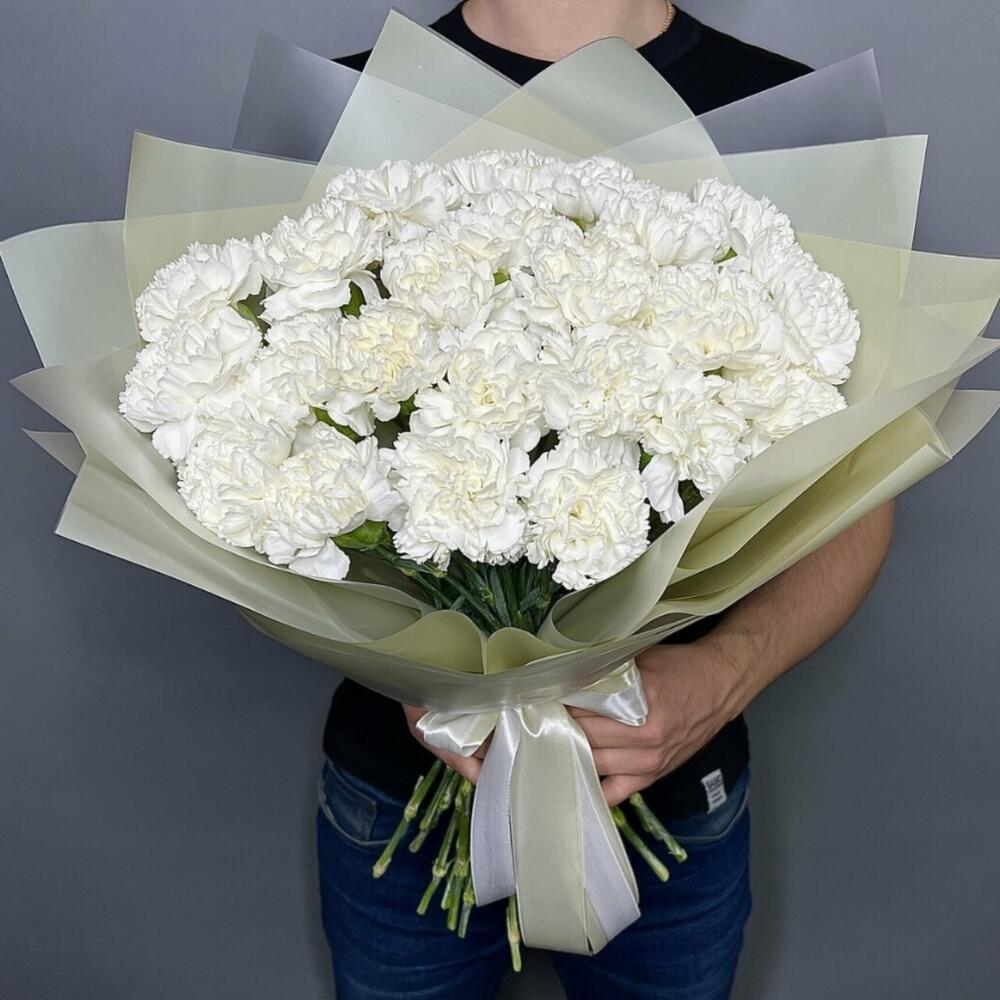 Букет ароматных белых диантусов